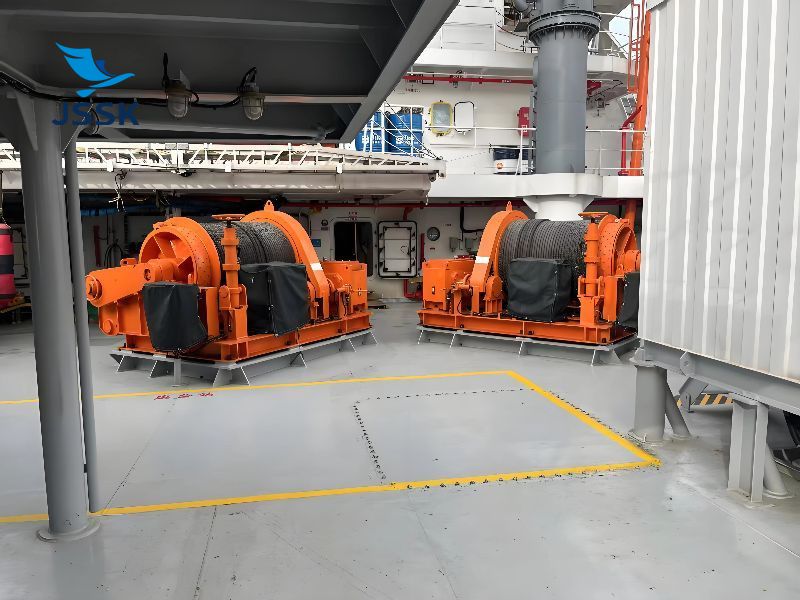 250kN四點定位電動變頻絞車